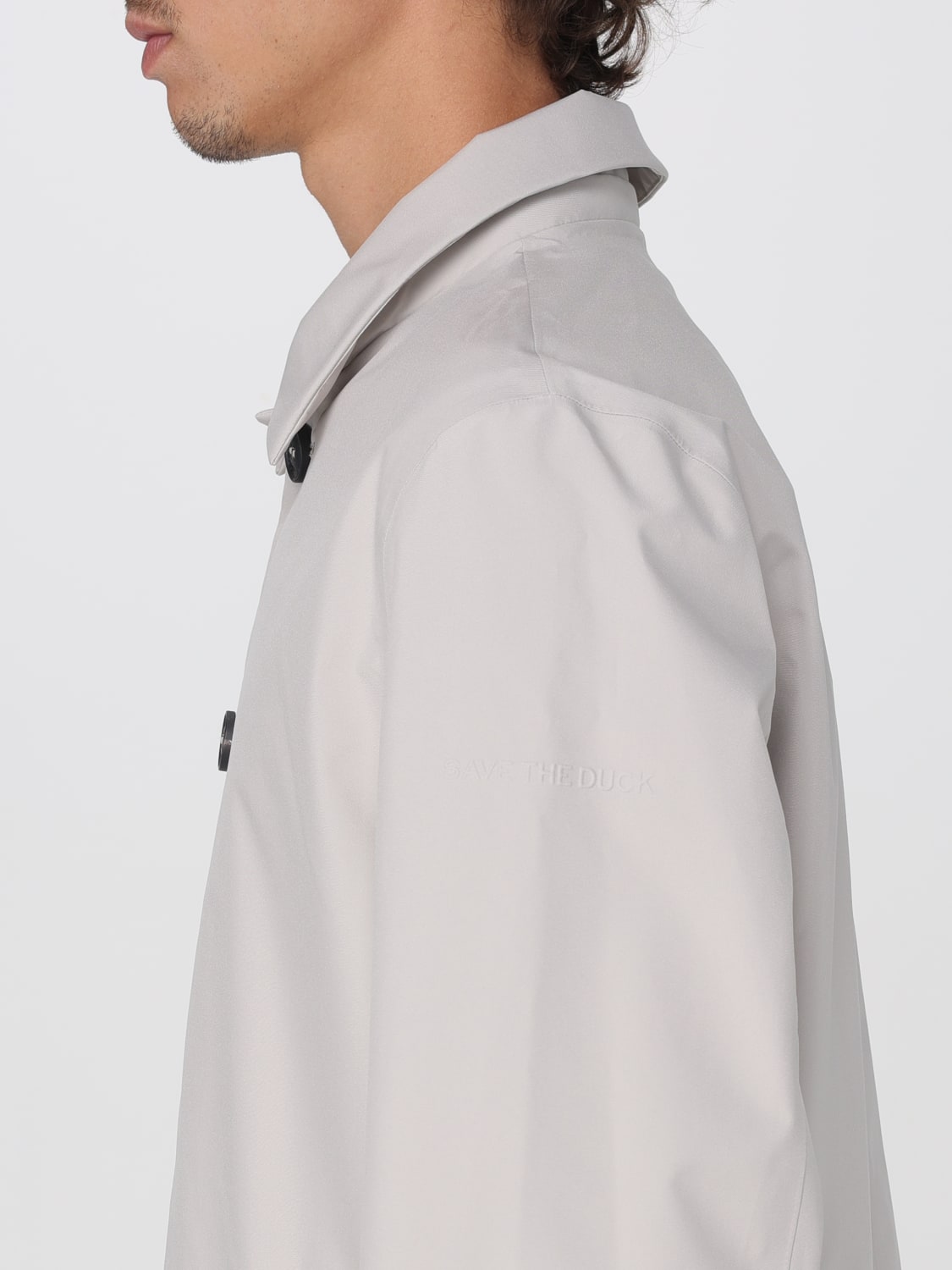 SAVE THE DUCK GIACCA: Giubbotto Save The Duck in tessuto tecnico , Beige - Img 4