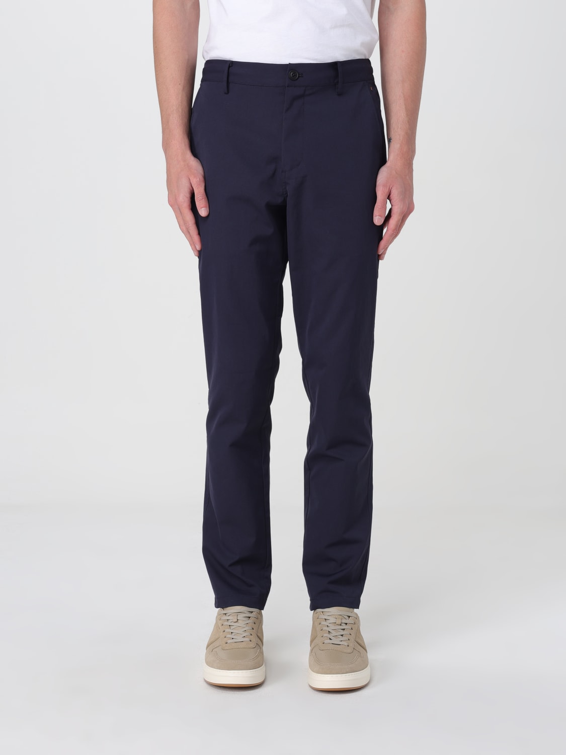 SAVE THE DUCK PANTS: Pants men Save The Duck, Navy - Img 1