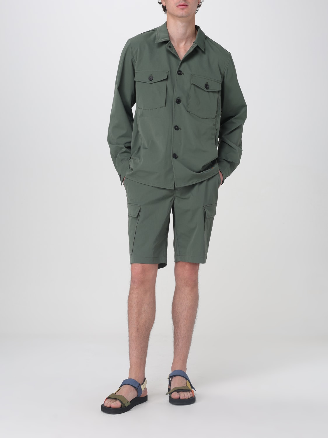 SAVE THE DUCK JACKE: Blazer herren Save The Duck, Grün - Img 2