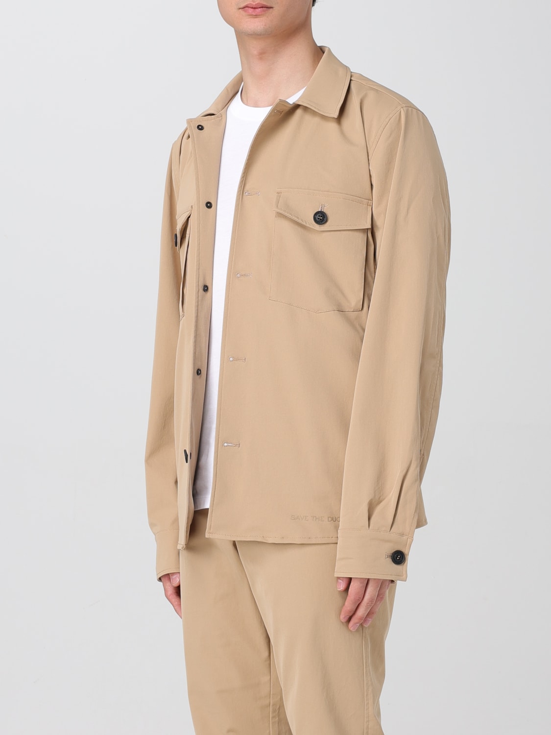 SAVE THE DUCK JACKE: Blazer herren Save The Duck, Camel - Img 3