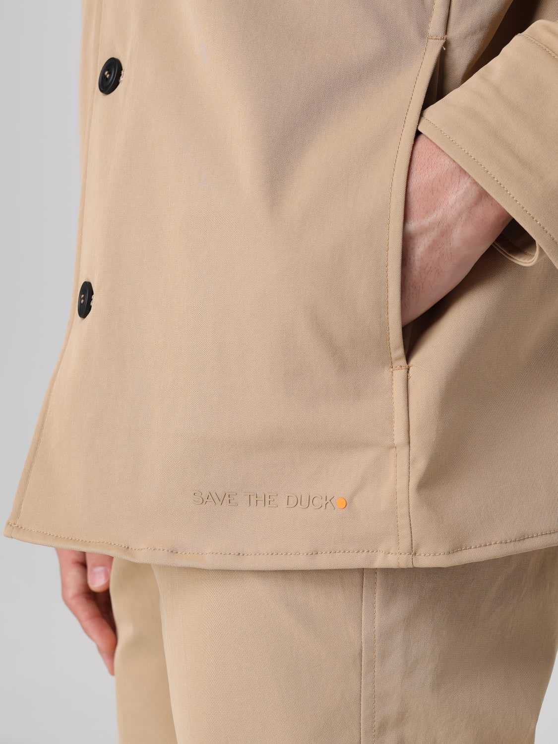 SAVE THE DUCK JACKE: Blazer herren Save The Duck, Camel - Img 4