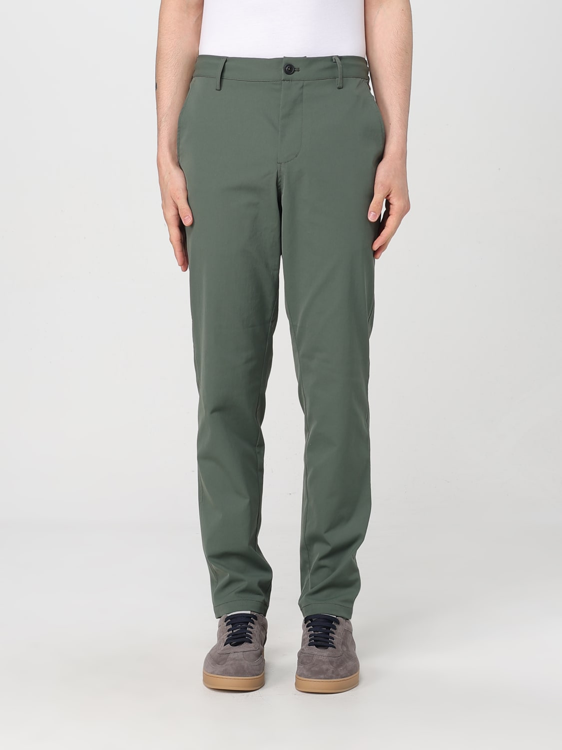 SAVE THE DUCK 裤子: 裤子 男士 Save The Duck, 绿色 - Img 1