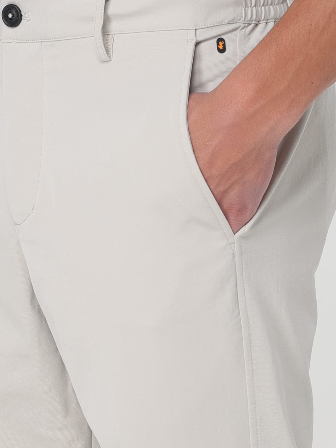 SAVE THE DUCK 裤子: 裤子 男士 Save The Duck, 米色 - Img 3