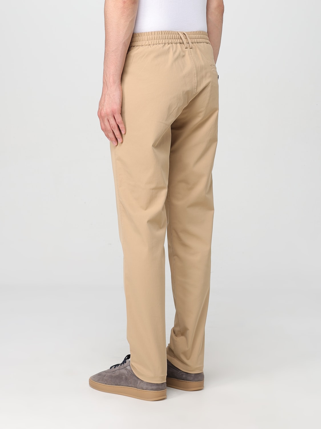 SAVE THE DUCK PANTS: Pants men Save The Duck, Camel - Img 2