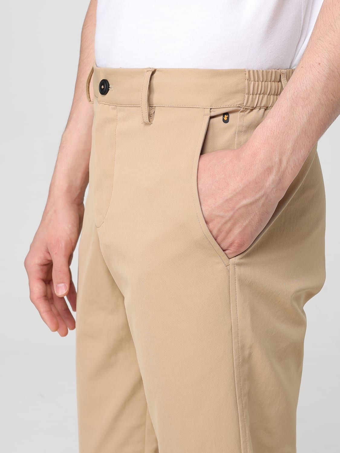 SAVE THE DUCK PANTS: Pants men Save The Duck, Camel - Img 3