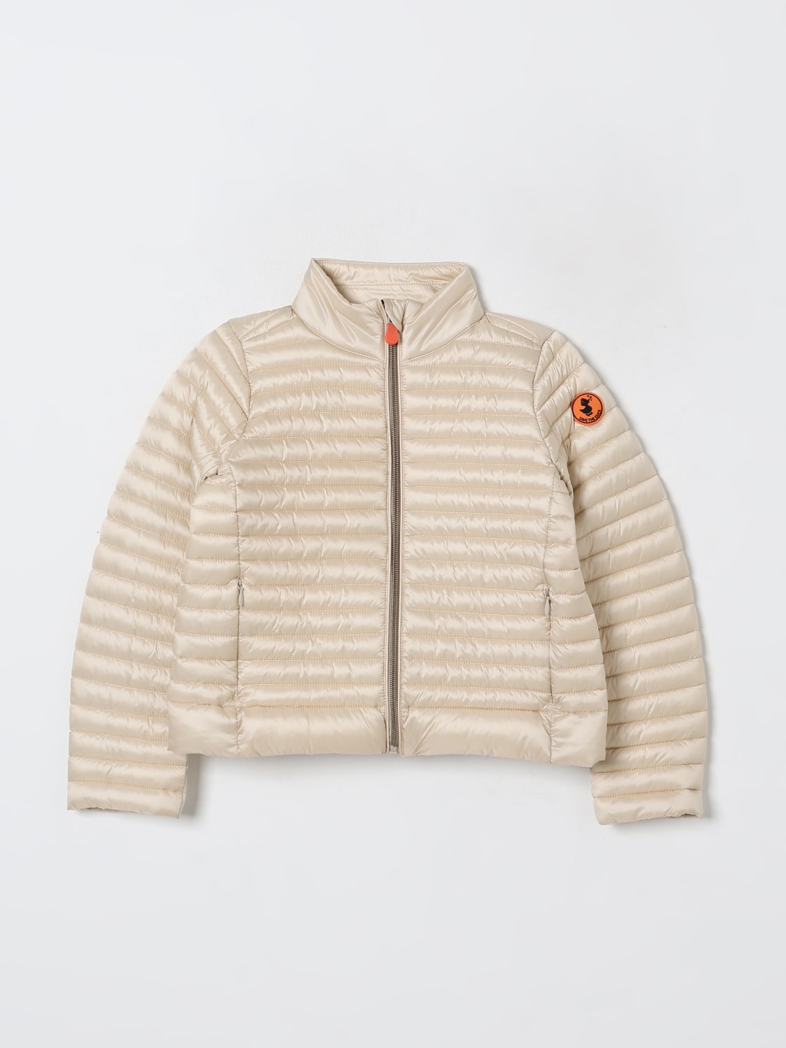 SAVE THE DUCK 外套: 外套 儿童 Save The Duck, 米色 - Img 1