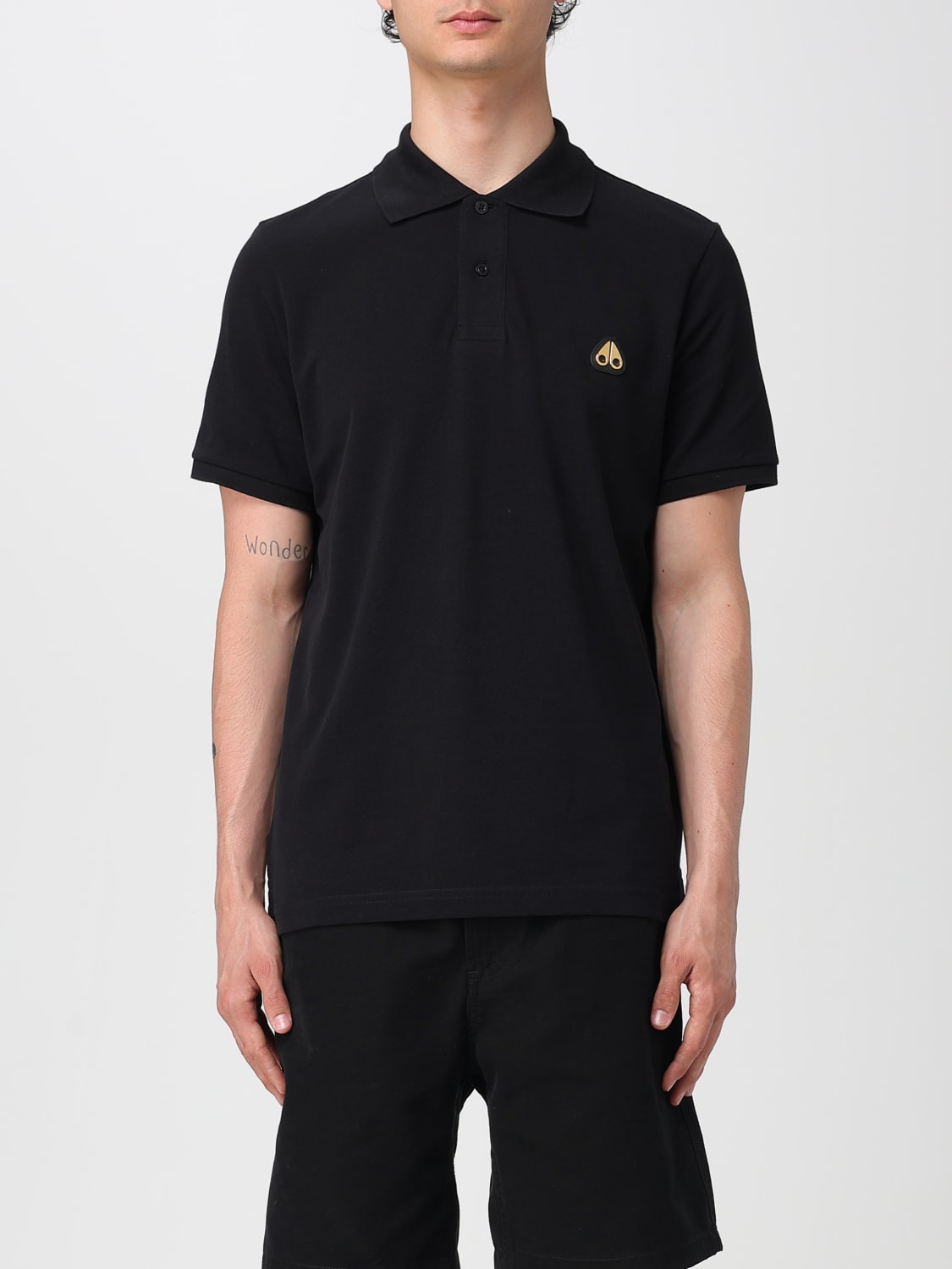 MOOSE KNUCKLES POLO SHIRT: Polo shirt men Moose Knuckles, Black - Img 1