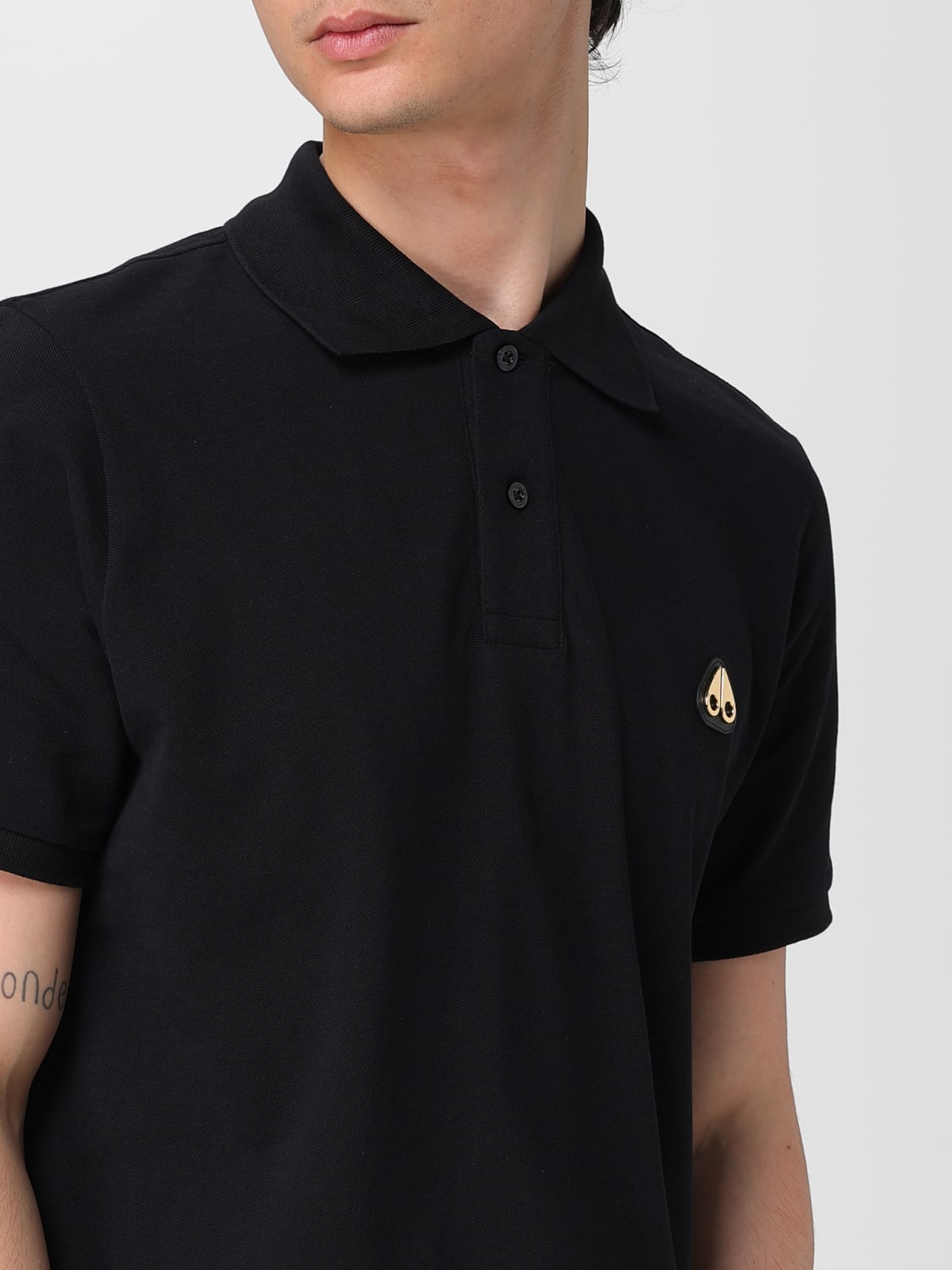 MOOSE KNUCKLES POLO SHIRT: Polo shirt men Moose Knuckles, Black - Img 3