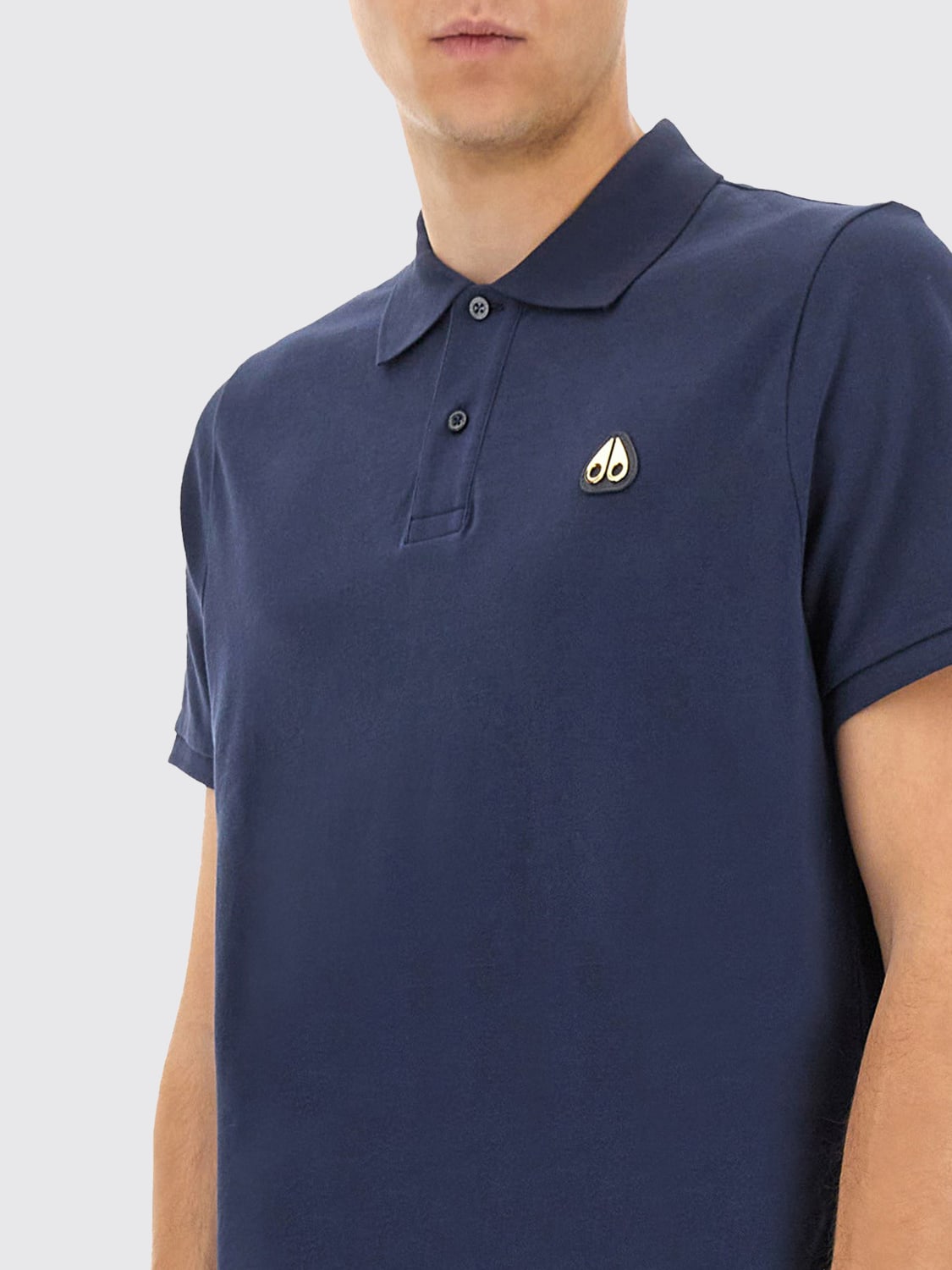 MOOSE KNUCKLES POLO: Polo herren Moose Knuckles, Blau - Img 3