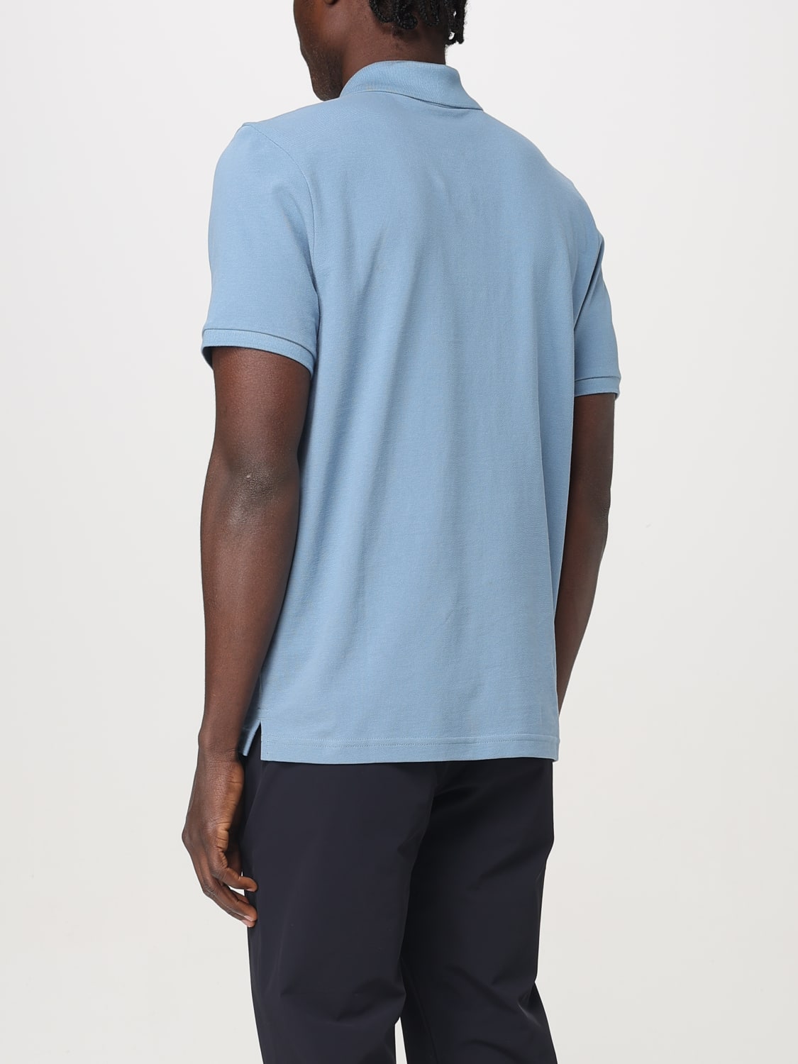 MOOSE KNUCKLES: Polo shirt men - Gnawed Blue | Moose