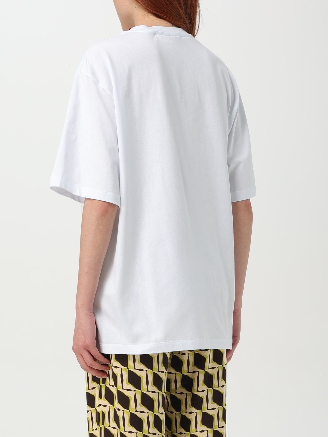 Tシャツ・カットソー MSGM Woman T-Shirt White 3842MDM102 257002 01 MSGM:Tシャツ レディース Kids - ホワイト | GIGLIO.COM