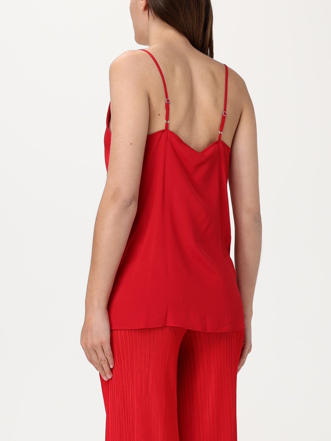 MEIMEIJ TOP: Top Meimeij in misto seta , Rosso - Img 2