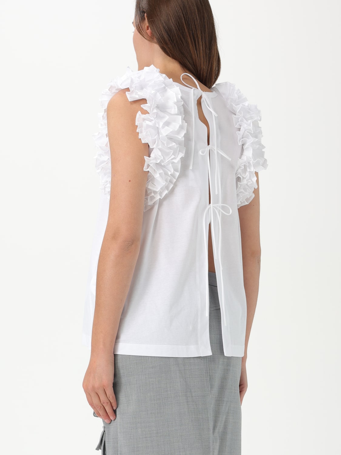 MEIMEIJ T-SHIRT: T-shirt woman Meimeij, White - Img 2