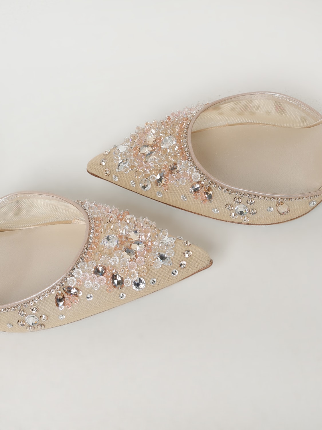 RENE CAOVILLA PUMP: Shoes woman Rene Caovilla, Champagne - Img 4