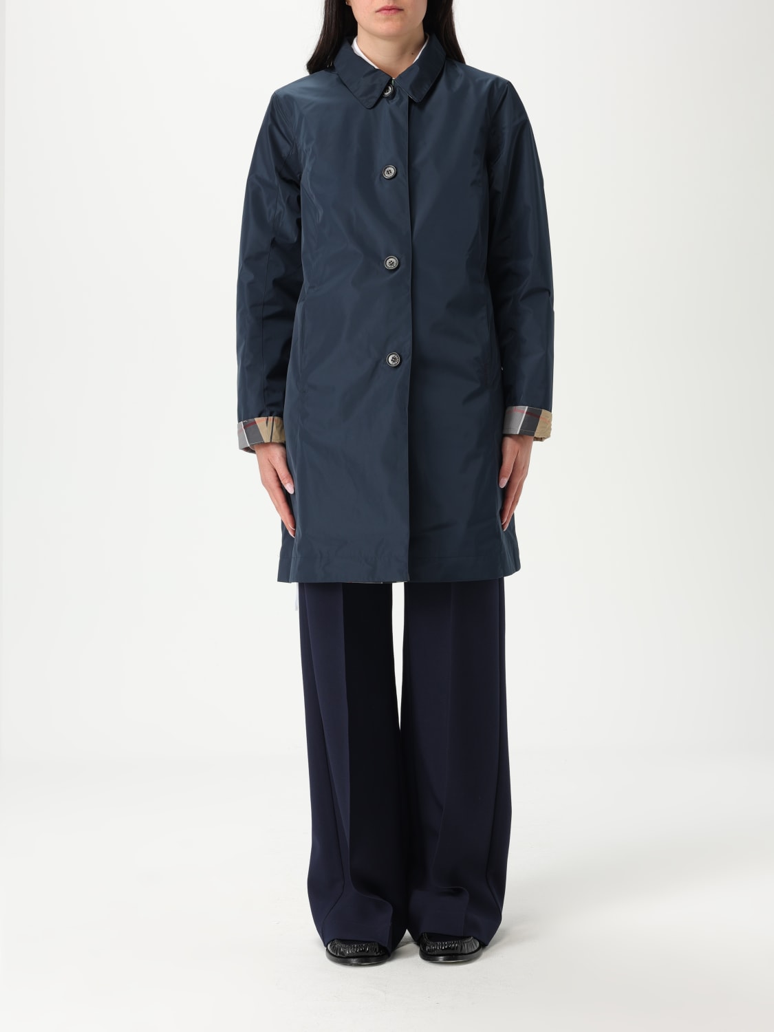 ジャケット BARBOUR Woman Jacket Navy LSP0233 NY93 BARBOUR: Jacket woman - Navy | Barbour jacket LSP0233 online