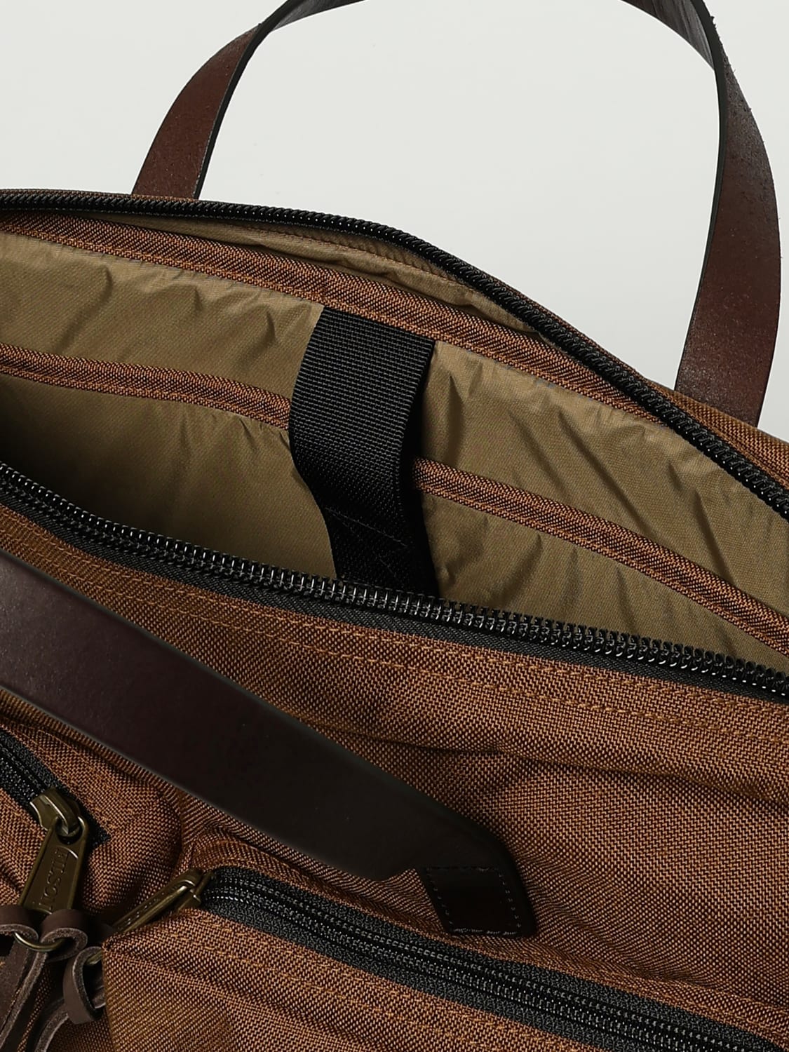 FILSON BORSA A TRACOLLA: Briefcase Dryden Cordura Nylon Filson, Cuoio - Img 4