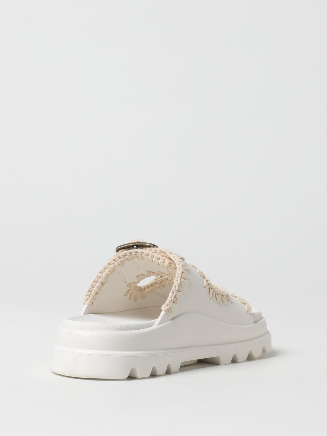 MOU: Shoes woman - White | Mou flat sandals MU.SW661001N