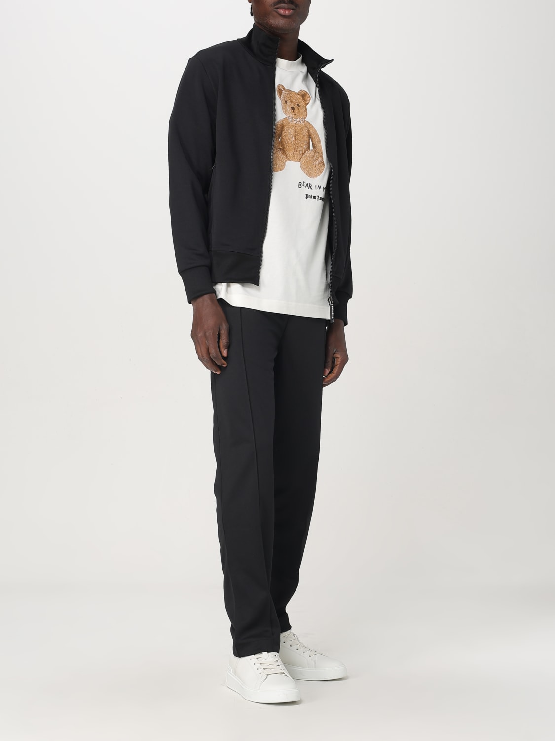 PALM ANGELS SWEATSHIRT: Sweatshirt herren Palm Angels, Schwarz - Img 2