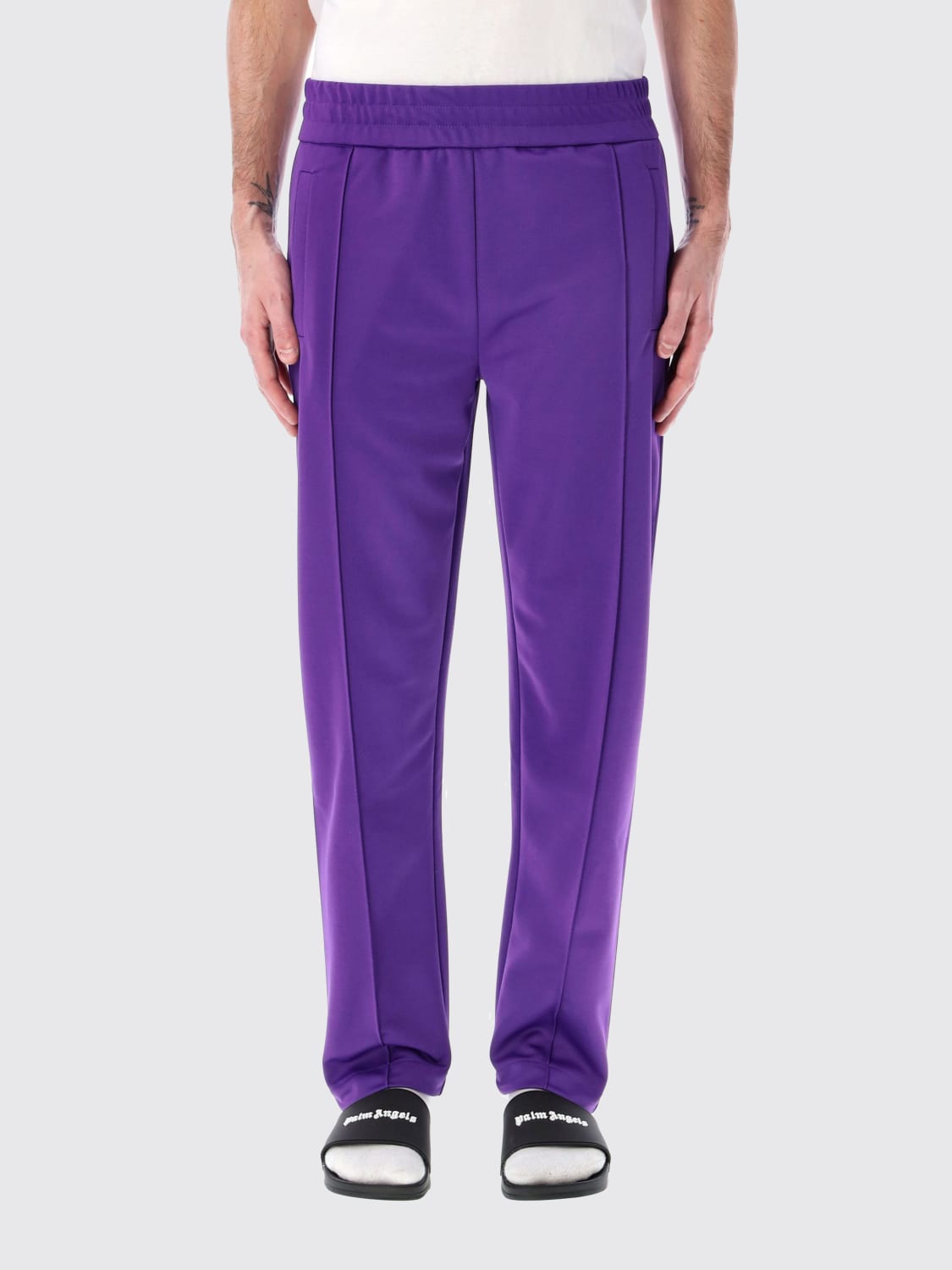 PALM ANGELS TROUSERS: Trousers men Palm Angels, Violet - Img 1