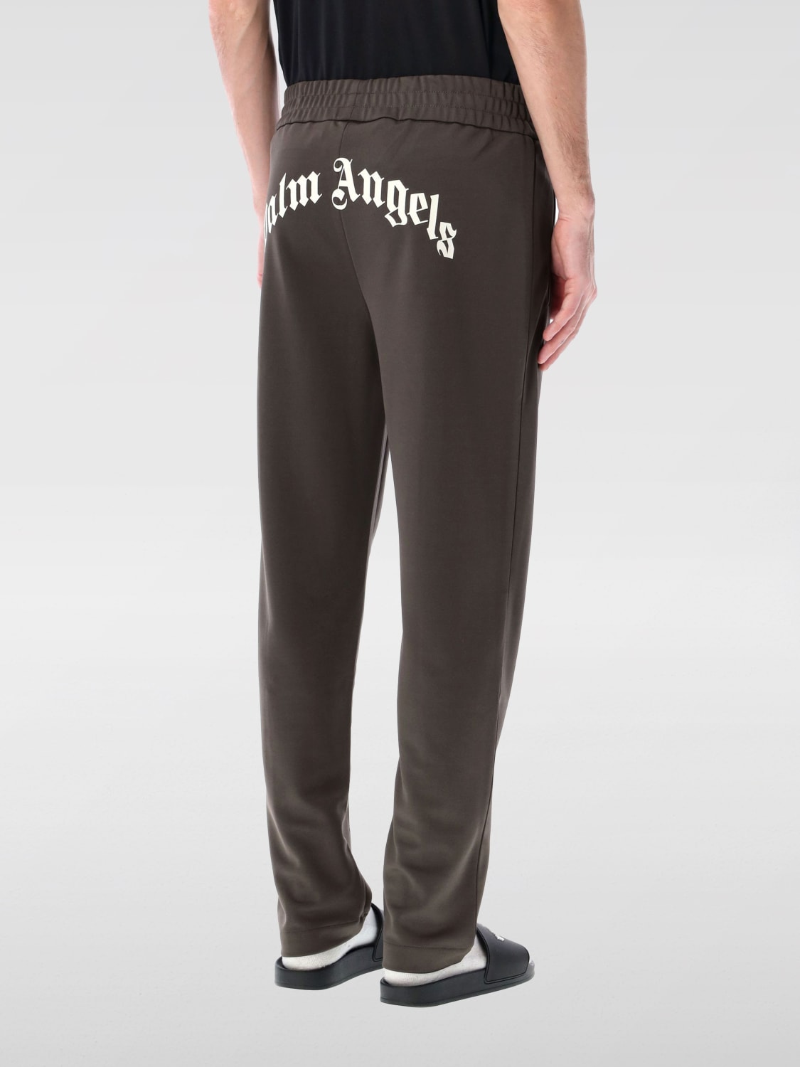 PALM ANGELS パンツ: パンツ メンズ Palm Angels, ブラウン - Img 2