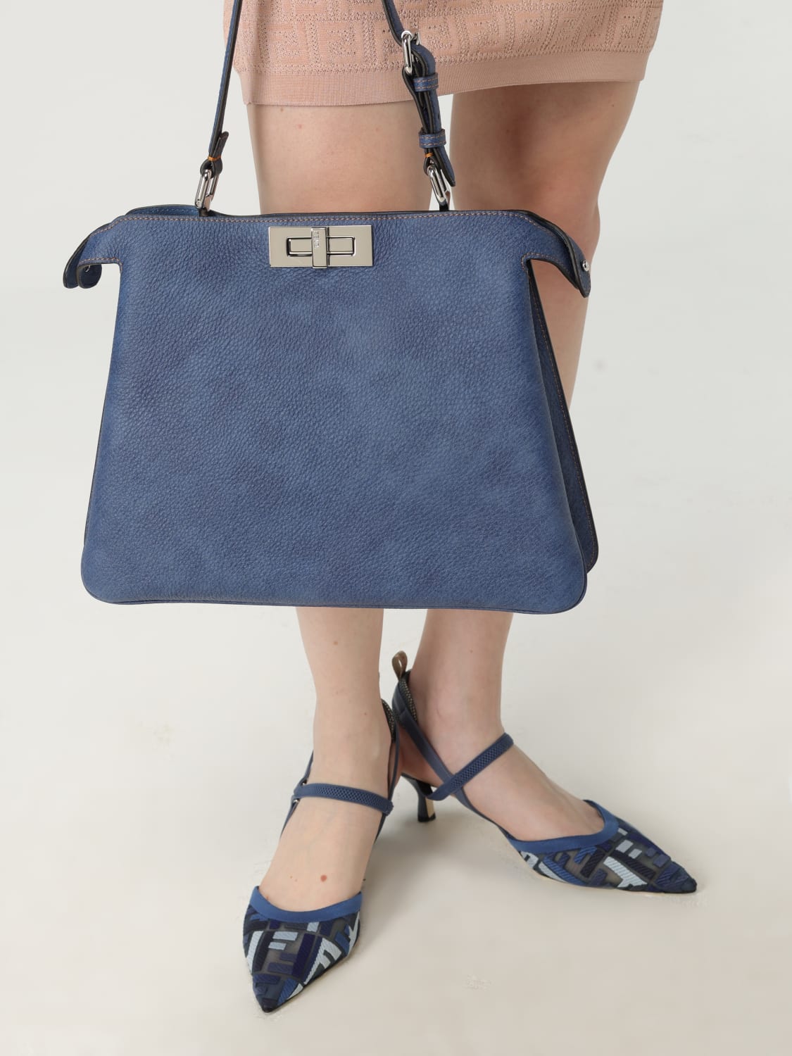 ショルダーバッグ・ポシェット FENDI Woman Shoulder bag Blue 8BN353 AUR3 F04QL FENDI: Shoulder bag woman - Blue | Fendi shoulder bag 8BN353