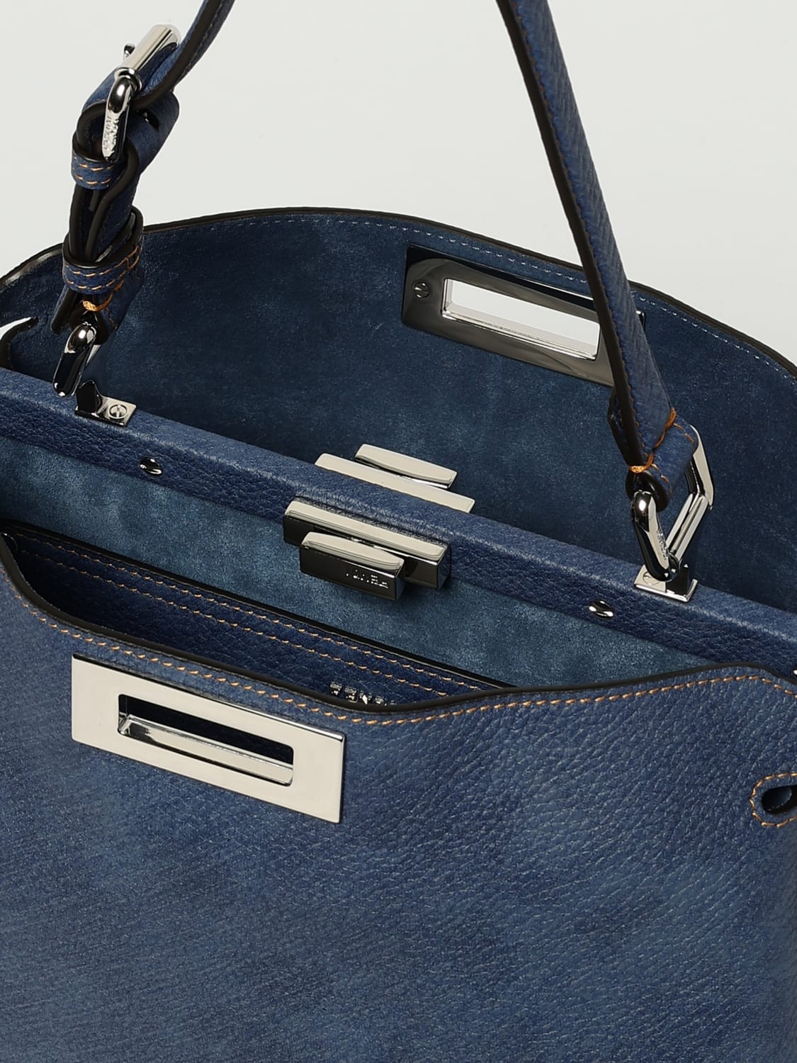 ショルダーバッグ・ポシェット FENDI Woman Shoulder bag Blue 8BN353 AUR3 F04QL FENDI: Shoulder bag woman - Blue | Fendi shoulder bag 8BN353