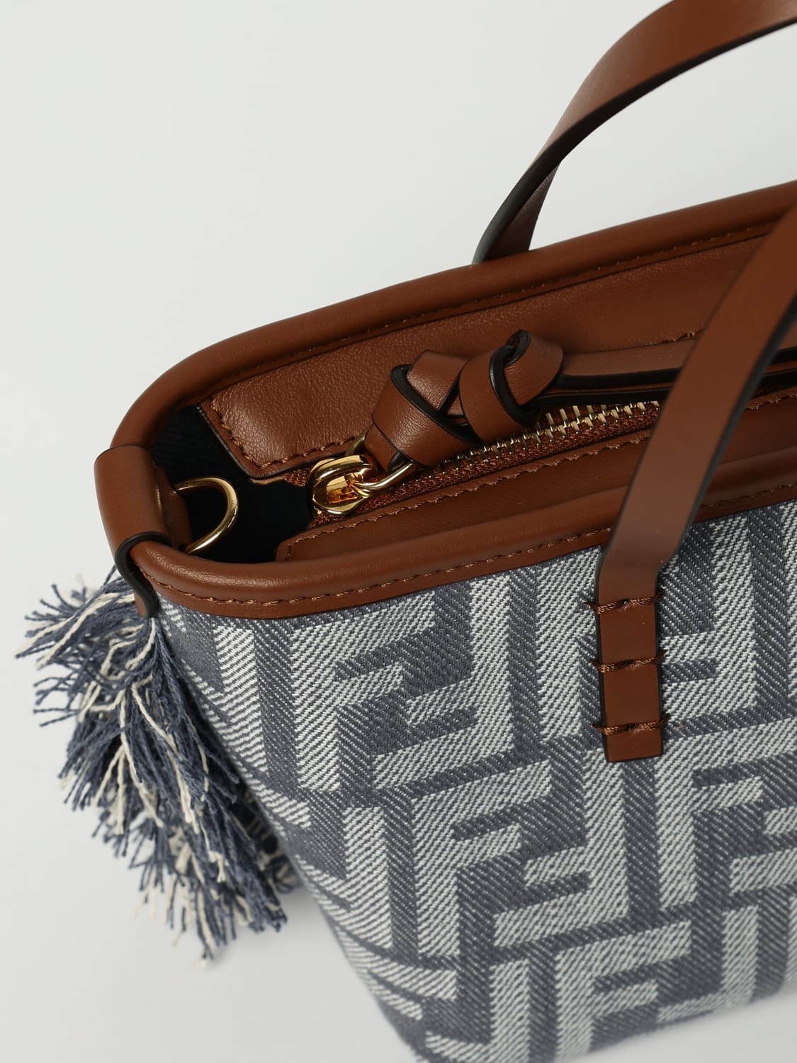 ハンドバッグ FENDI HAND BAG (8BS096AUT4 F1SXQ) FENDI: Shoulder bag woman - Blue | Fendi handbag 8BS096 AUT4