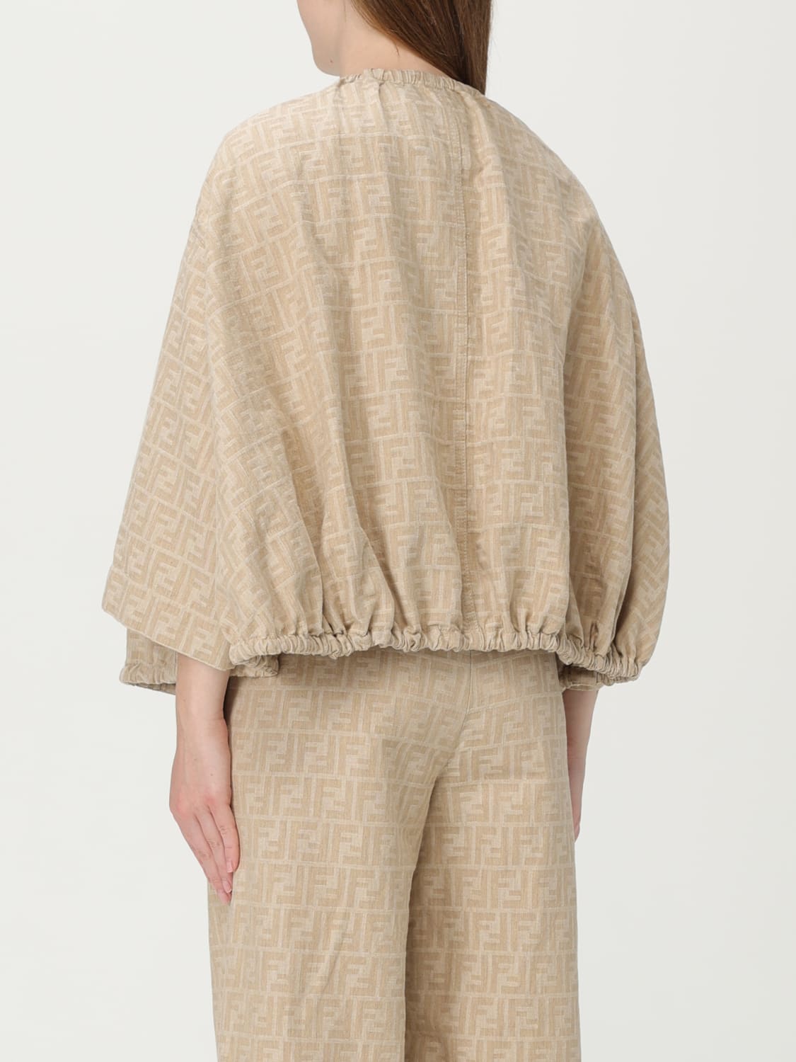アウターその他 FENDI Woman Blazer Beige FLF825 ASMF F1SAZ FENDI: Blazer woman - Beige | Fendi blazer FLF825 ASMF