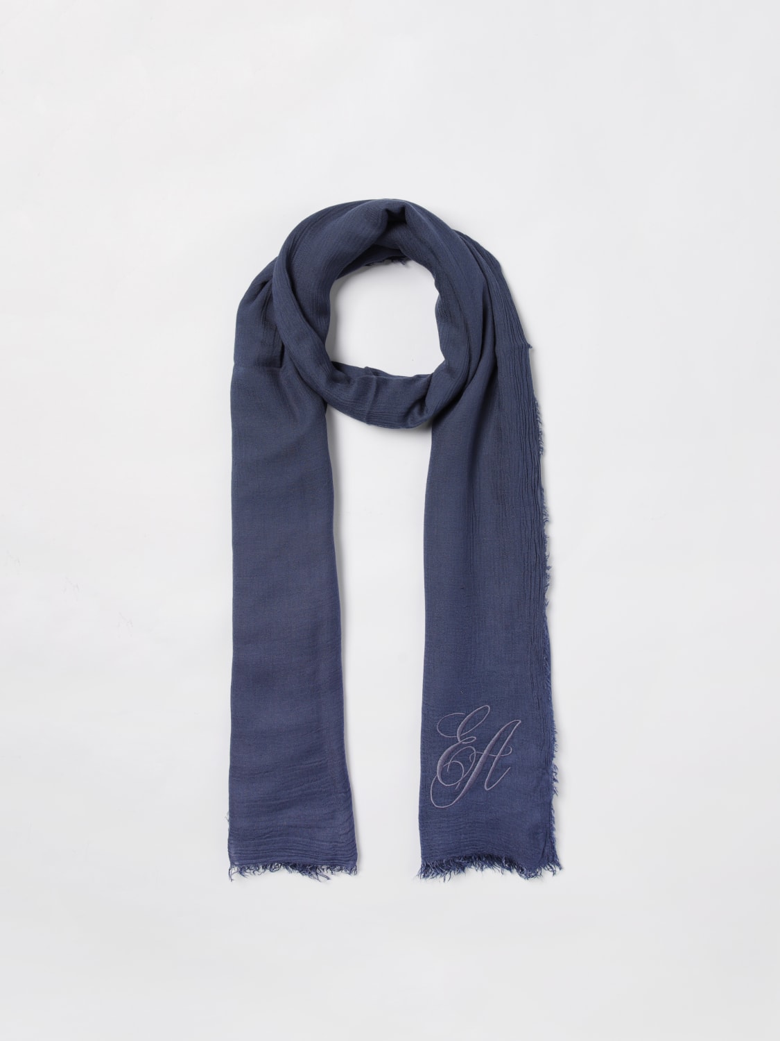 スカーフ EMPORIO ARMANI Woman Neck scarf White EW001878 AF15686 0101 Emporio Armani Neck Scarf Woman White – Modishus
