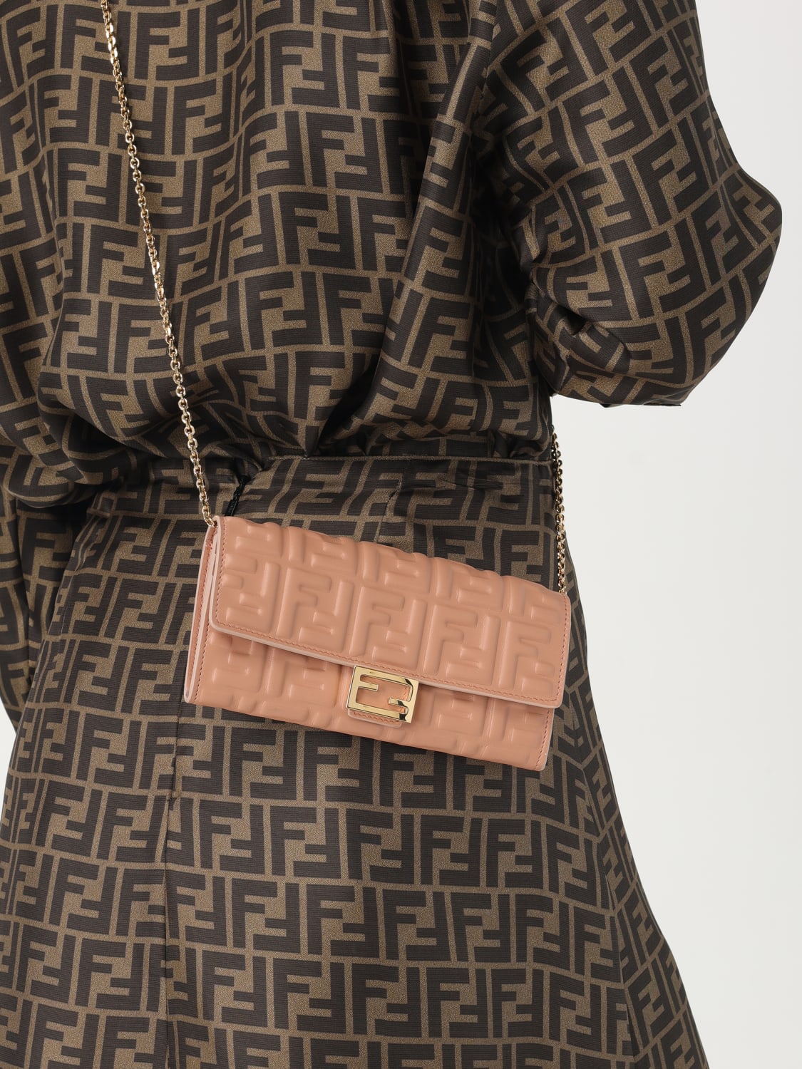 FENDI: Wallet woman - Pink | Fendi wallet 8M0365 AAJD online