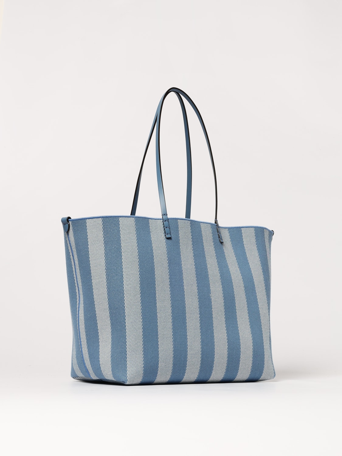 FENDI TOTE BAG: Shoulder bag woman Fendi, Gnawed Blue - Img 3