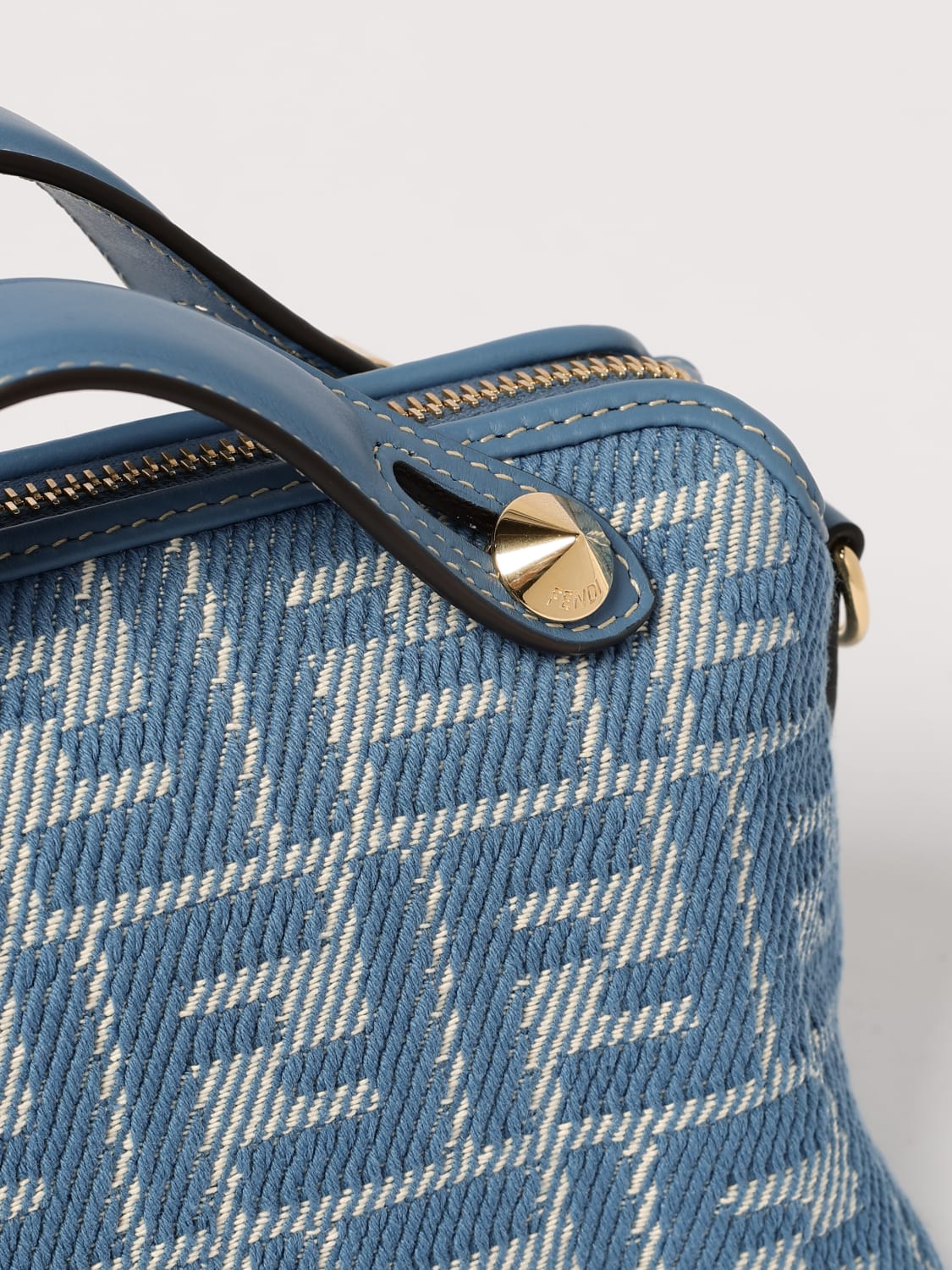 ショルダーバッグ・ポシェット FENDI Women Shoulder Bags 8BS098 AUPX 1 BLUE FENDI: Shoulder bag woman - Gnawed Blue | Fendi mini bag
