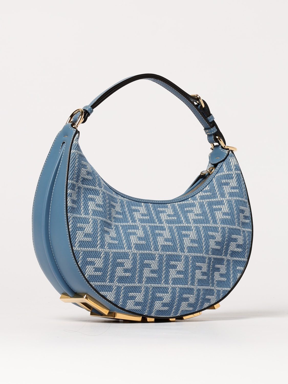 ショルダーバッグ・ポシェット FENDI Women Shoulder Bags 8BR798 AUPXF1SNB BLUE FENDI: Shoulder bag woman - Blue | Fendi shoulder bag 8BR798