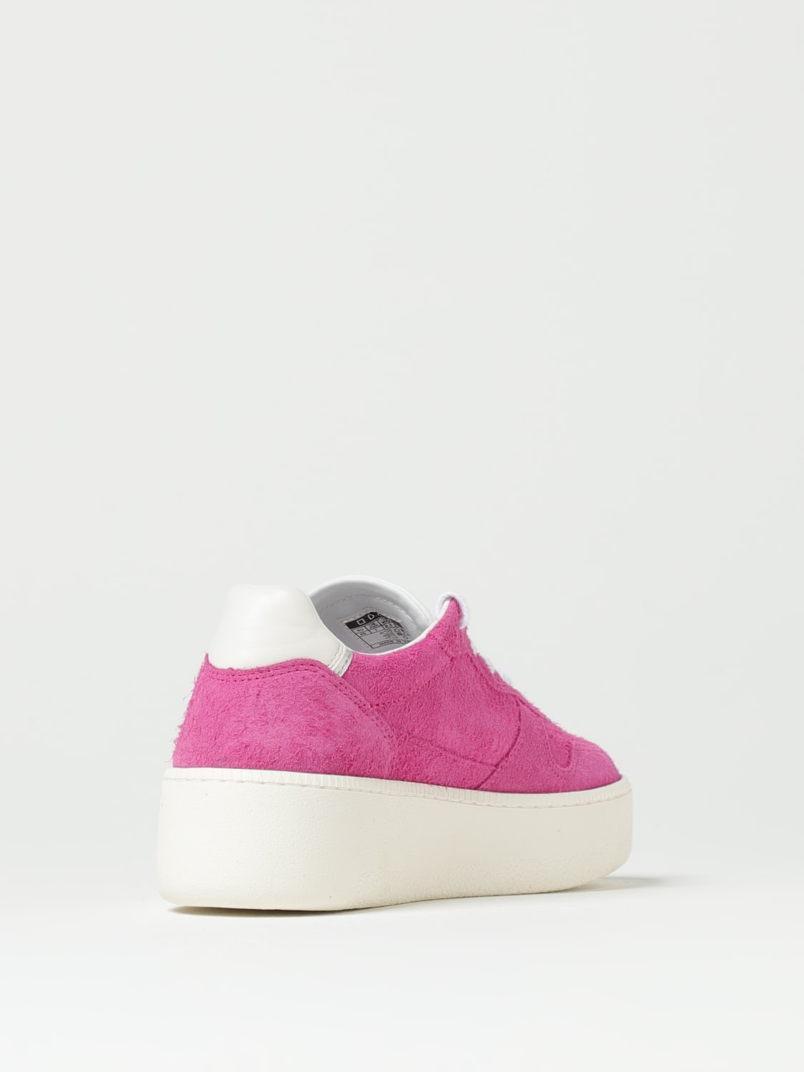D.A.T.E. SNEAKERS: Sneakers Court D.A.T.E. in camoscio , Fragola - Img 3