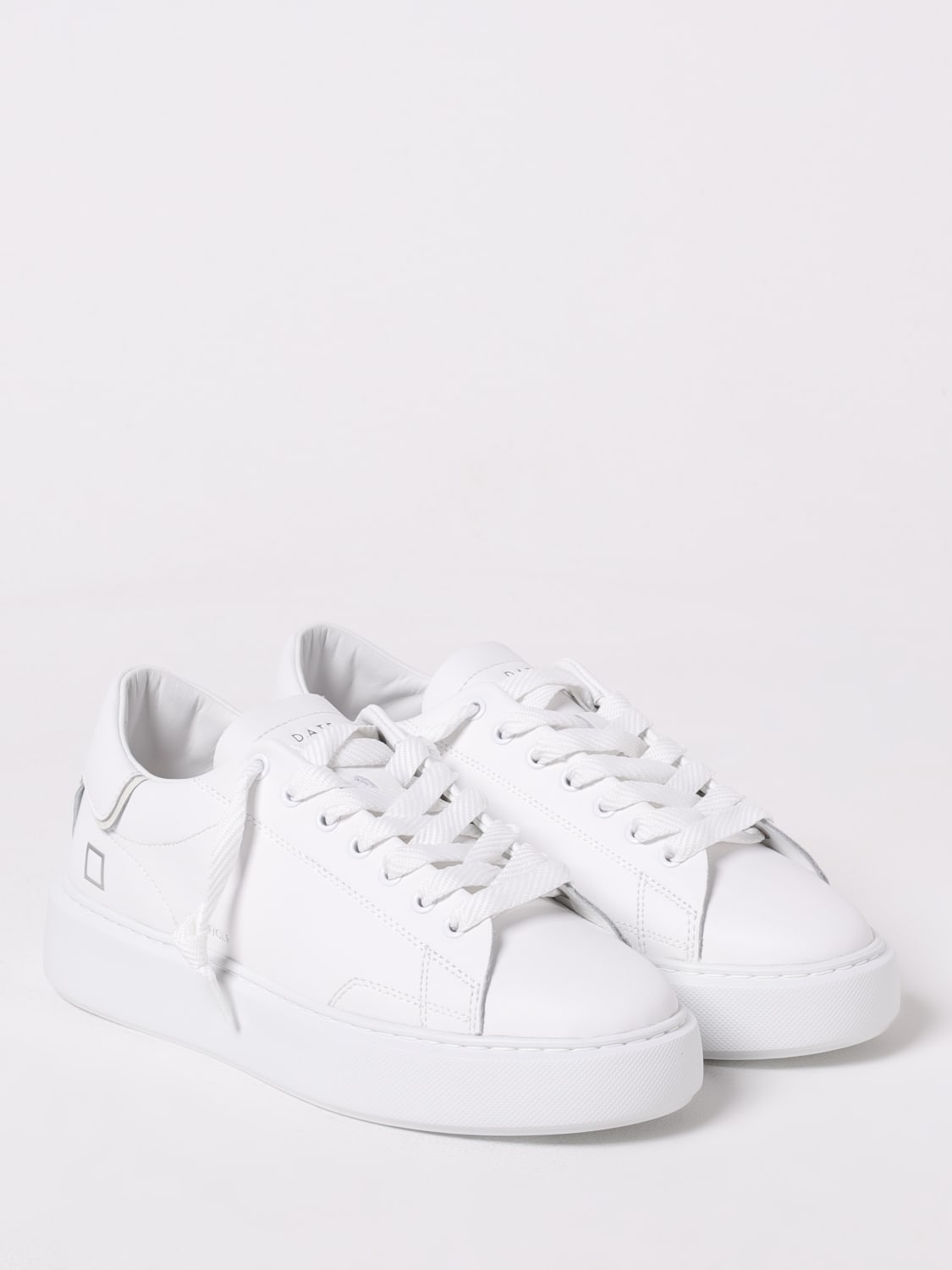 D.A.T.E. SNEAKERS: Sneakers Sfera D.A.T.E. in pelle , Bianco - Img 2