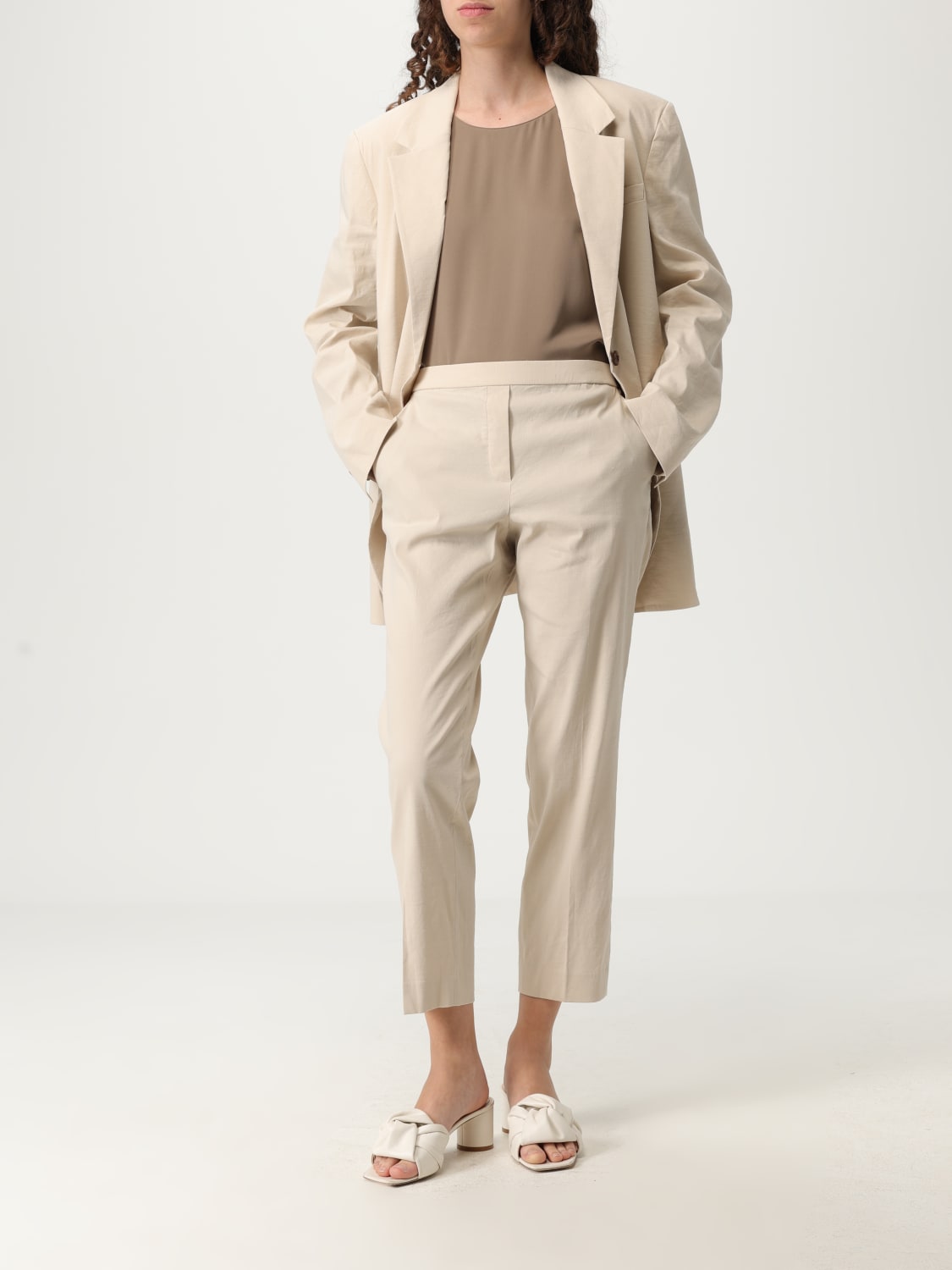 THEORY BLAZER: Blazer Theory a monopetto, Beige - Img 2