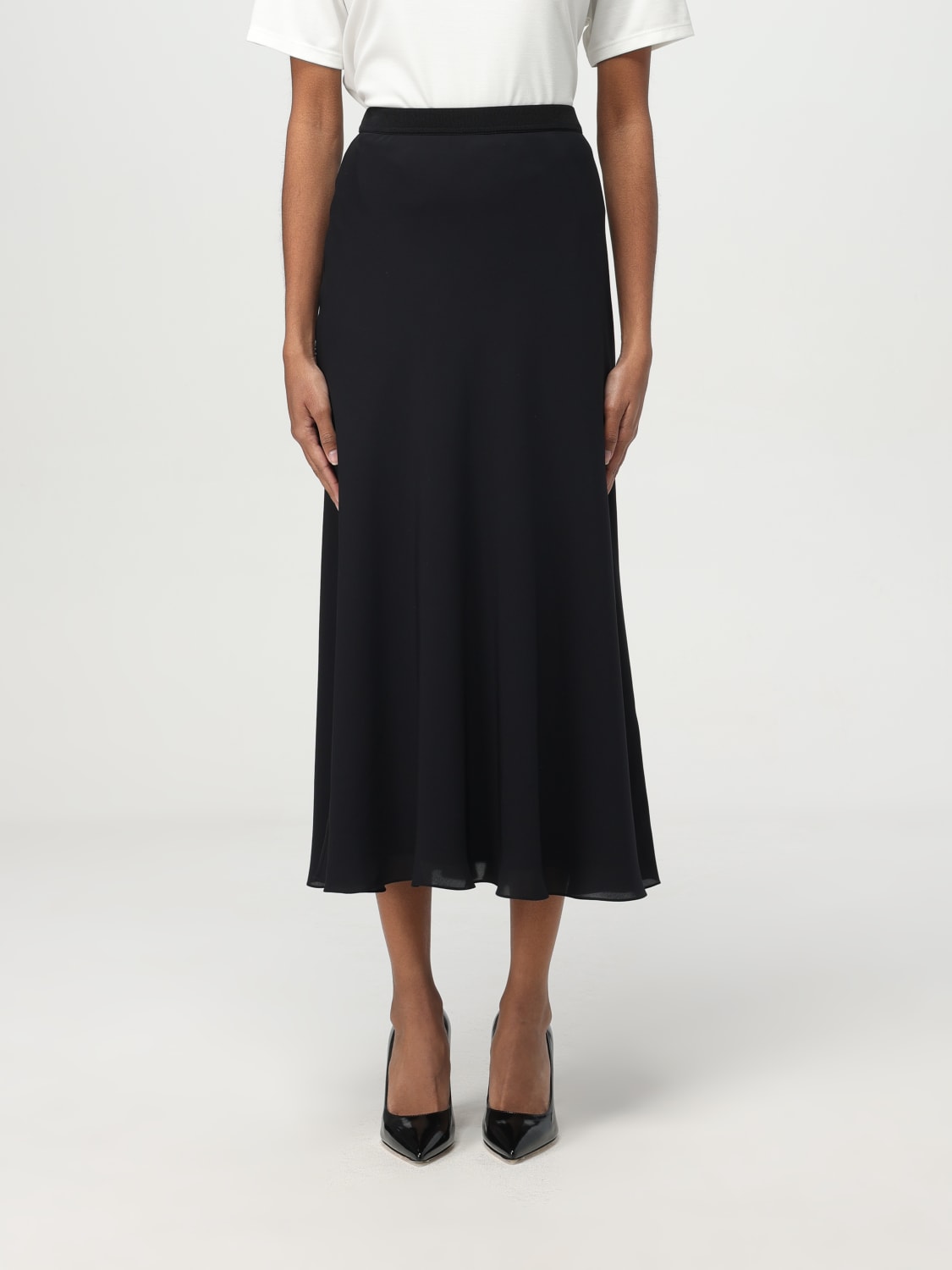 スカート THEORY Woman Skirt Black P0202303 001 THEORY: Skirt woman - Black | Theory skirt P0202303 online