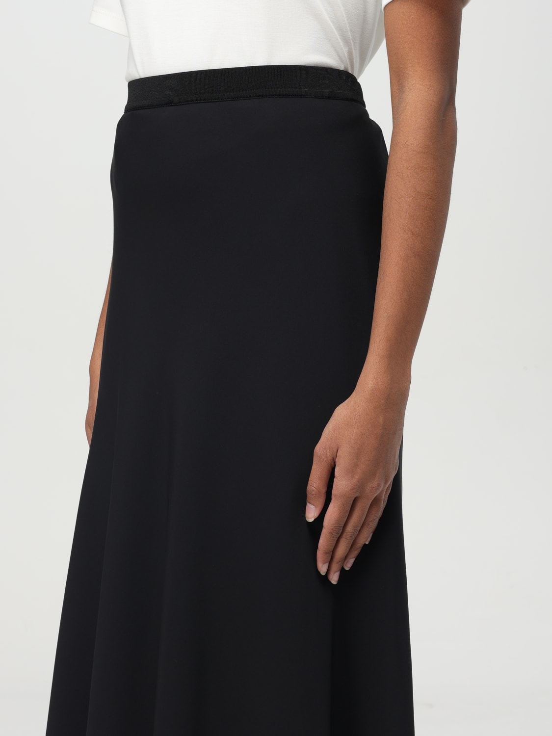 スカート THEORY Woman Skirt Black P0202303 001 Theory P0202303 Woman Black Skirts - Zuklat