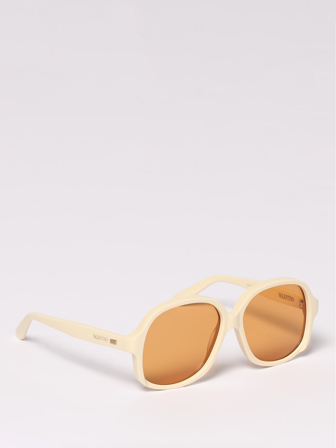 VALENTINO: Sunglasses woman - Cream | Valentino sunglasses