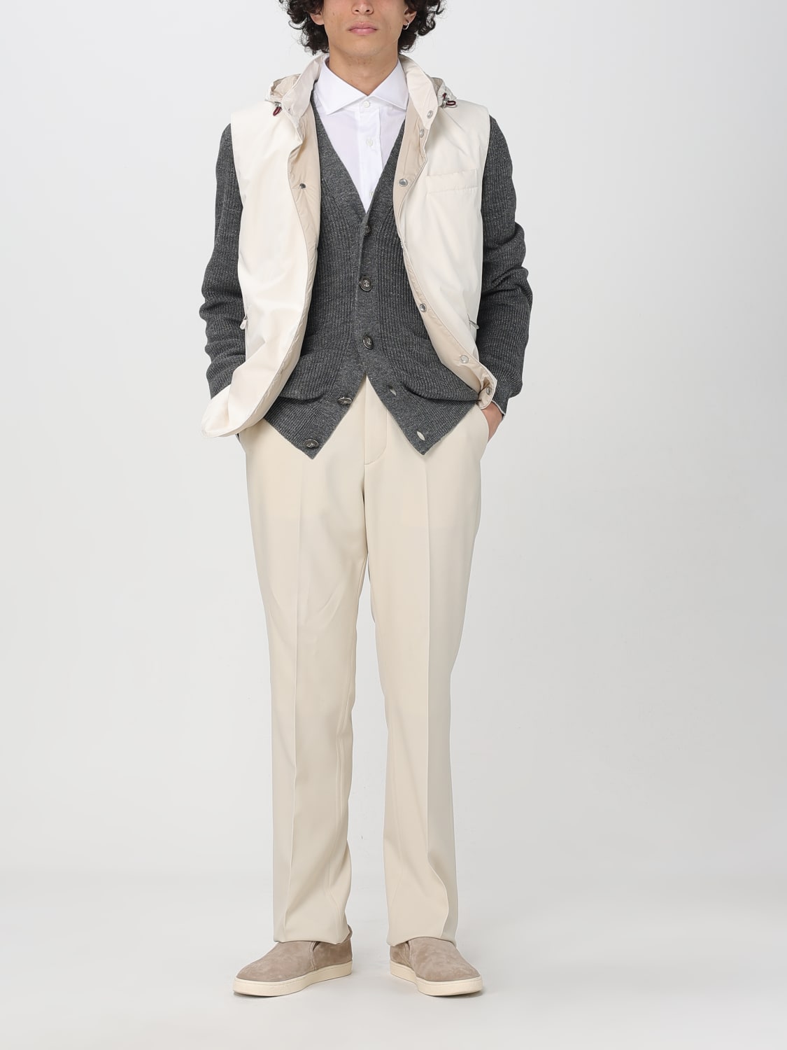 BRUNELLO CUCINELLI SWEATER: Sweater men Brunello Cucinelli, Charcoal - Img 2