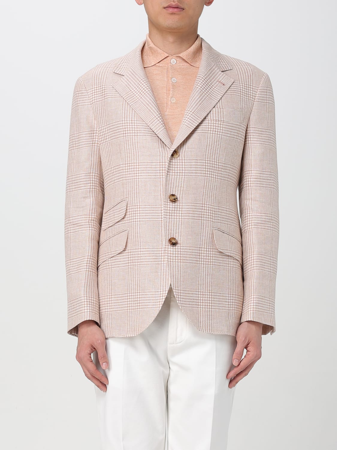 BRUNELLO CUCINELLI: Blazer men - Beige | Brunello Cucinelli