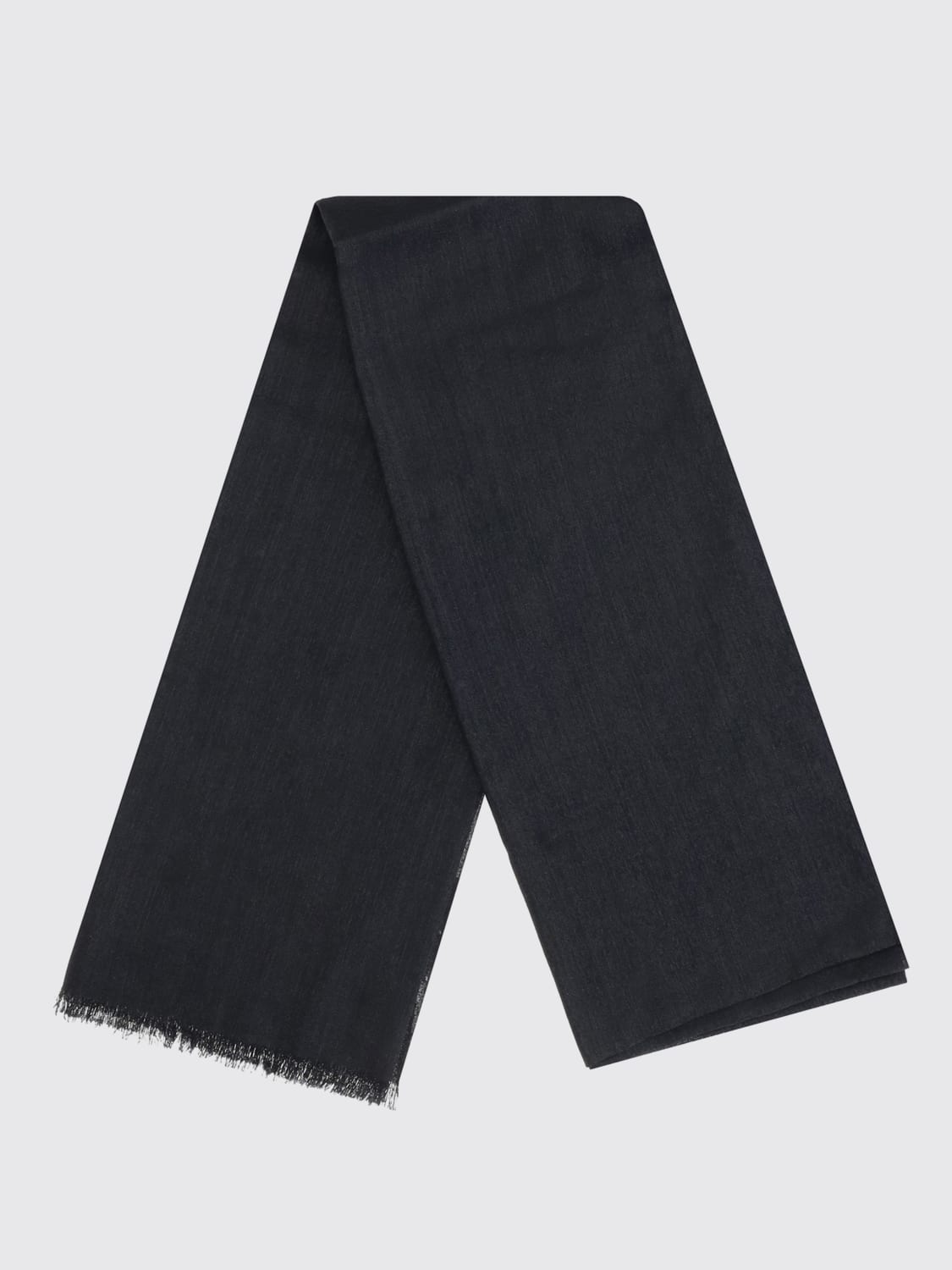 BRUNELLO CUCINELLI SCIARPA: Stola Brunello Cucinelli in cashmere e seta , Nero - Img 2