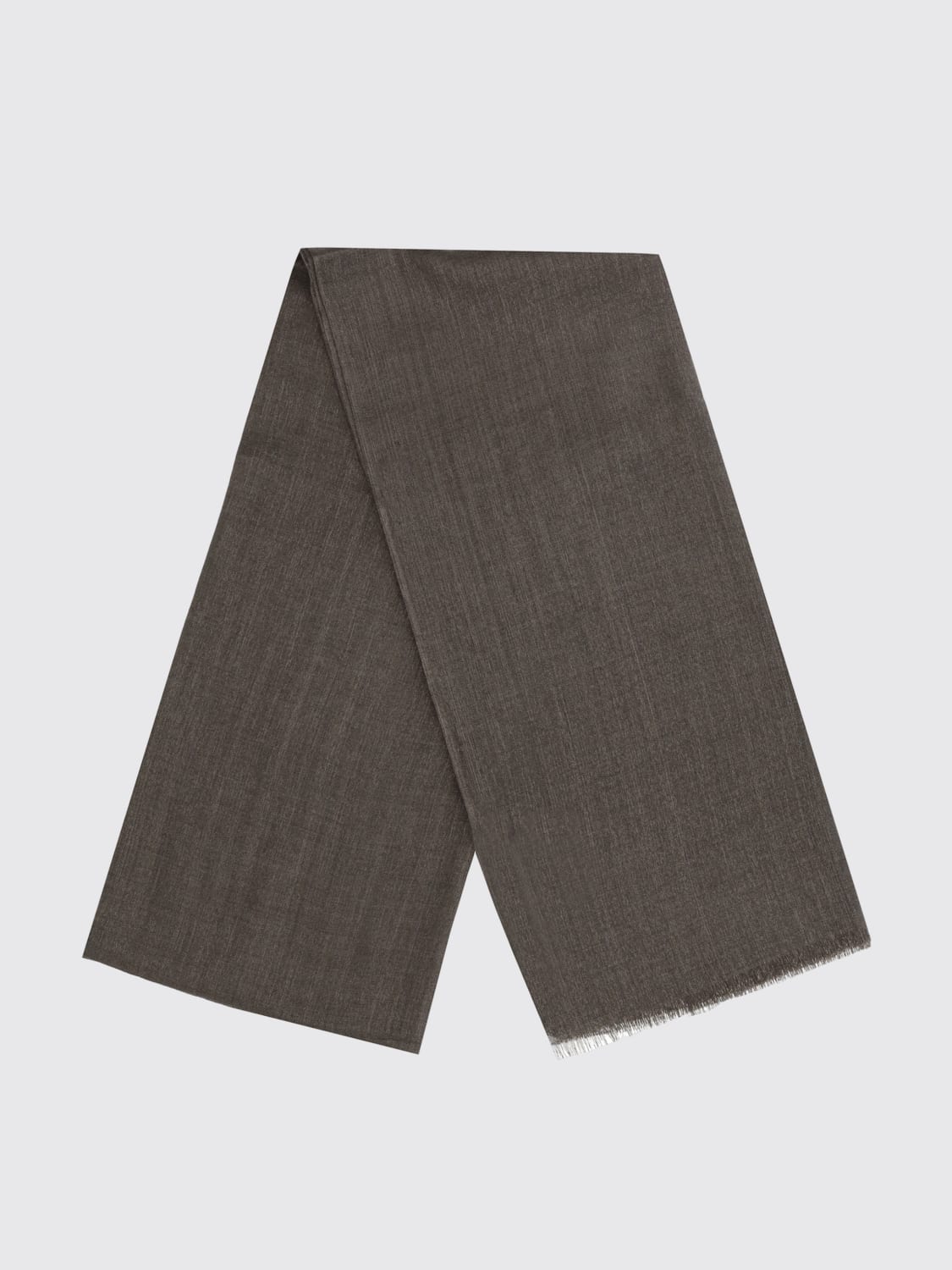 BRUNELLO CUCINELLI SCIARPA: Stola Brunello Cucinelli in cashmere e seta , Grigio Topo - Img 2