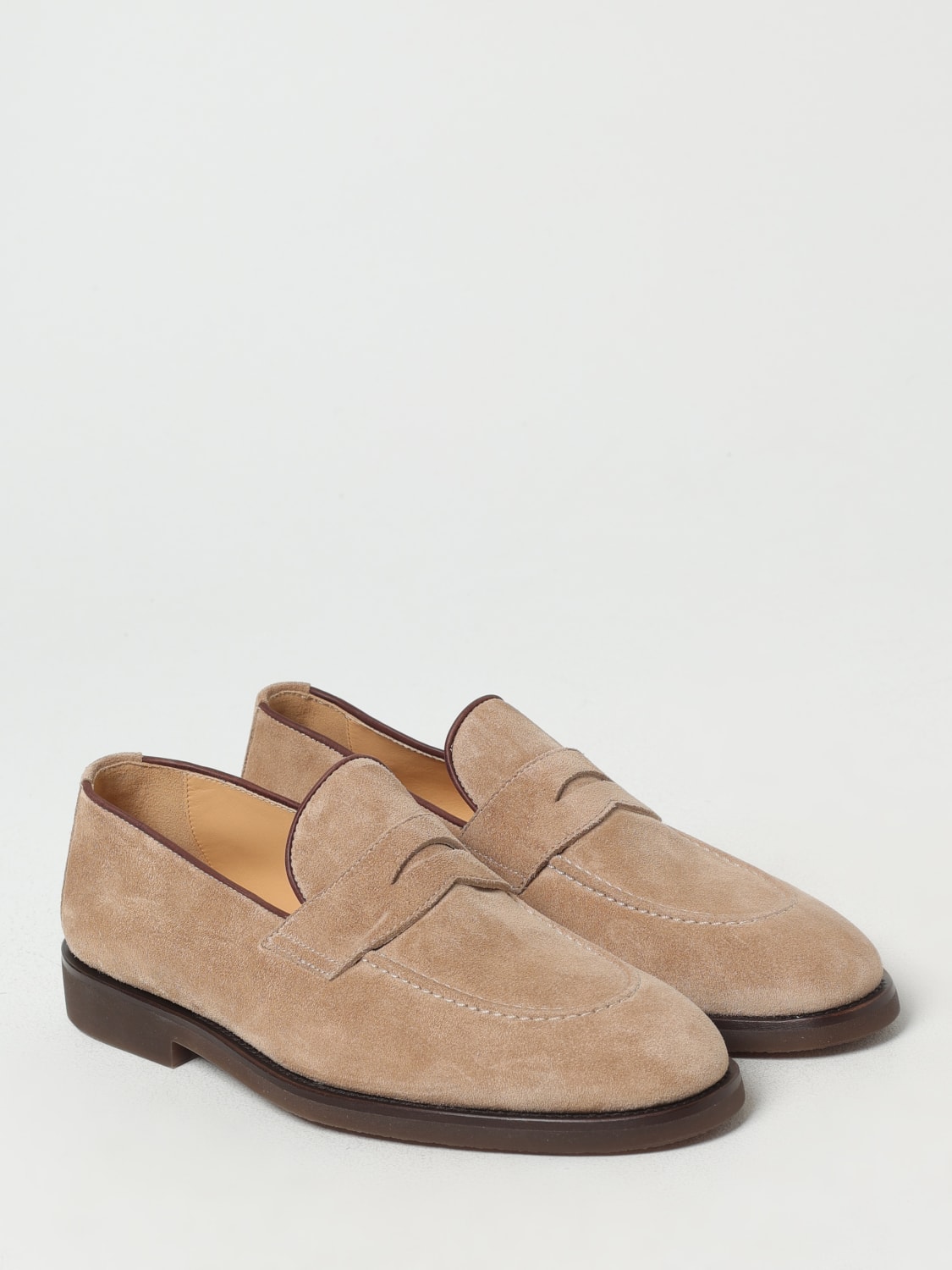 BRUNELLO CUCINELLI MOCASINES: Zapatos hombre Brunello Cucinelli, Marrón - Img 2