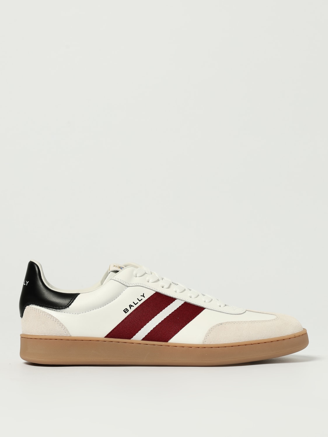 BALLY SNEAKERS: Sneakers bally in pelle, Bianco - Img 1