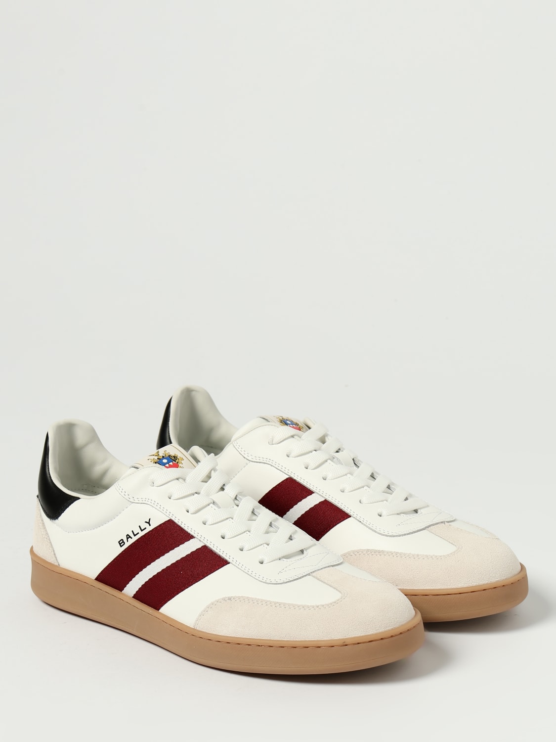 BALLY SNEAKERS: Sneakers bally in pelle, Bianco - Img 2