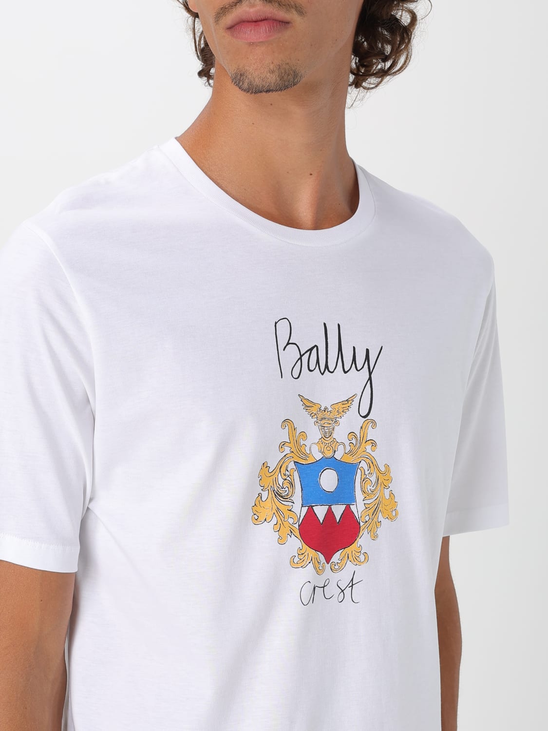 BALLY T-SHIRT: Sweatshirt men Bally, White - Img 4