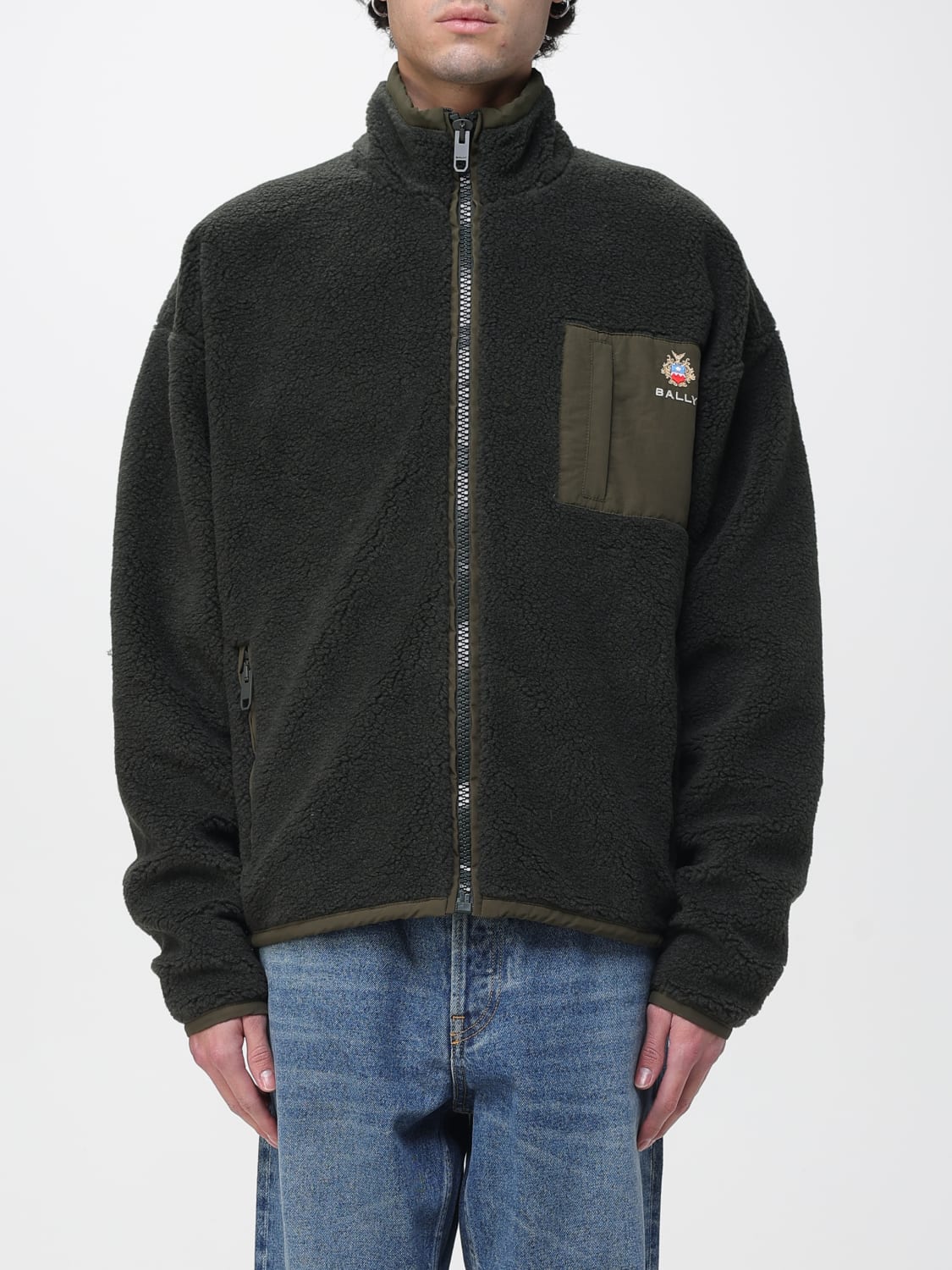 BALLY JACKET: Sweatshirt men Bally, Military - Img 1