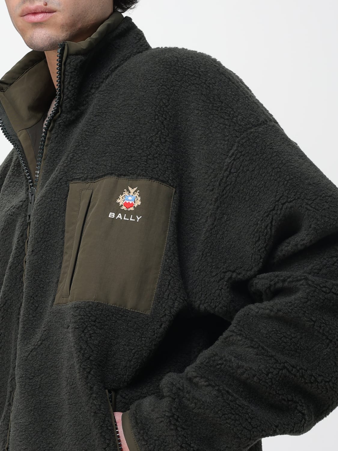 BALLY JACKET: Sweatshirt men Bally, Military - Img 4