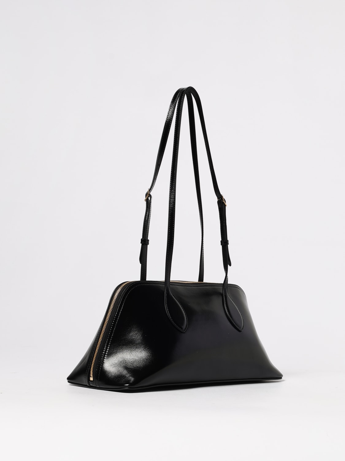BALLY BORSA A SPALLA: Borsa Praline Bally in pelle palmellata , Nero - Img 2